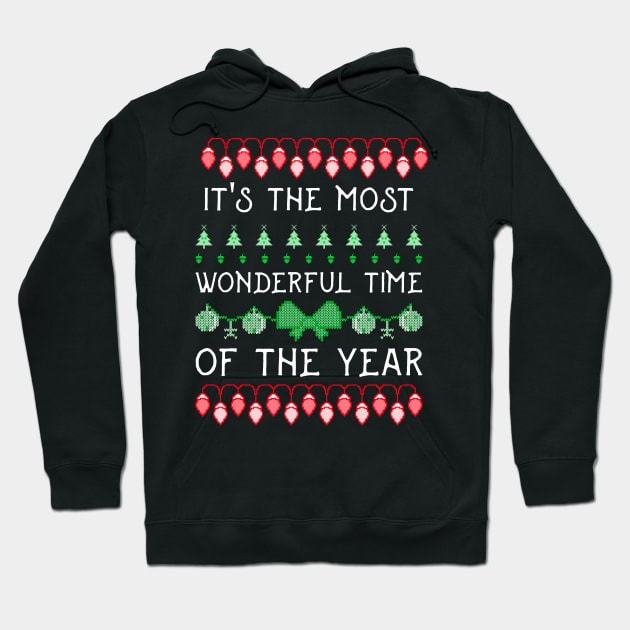 It's the most wonderful time of the year Christmas decorations Hoodie by MyVictory